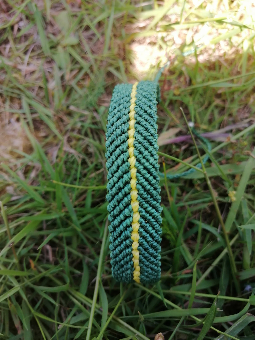 bracelet homme entièrement tissé à la main 