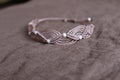 bracelet tissé à la main en micro macramé